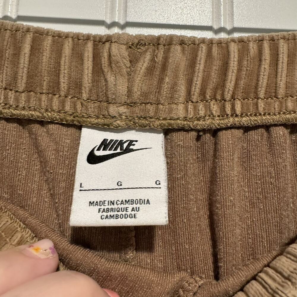 Nike Tan Corduroy Wide Leg Pants Size Large - Picture 5 of 7